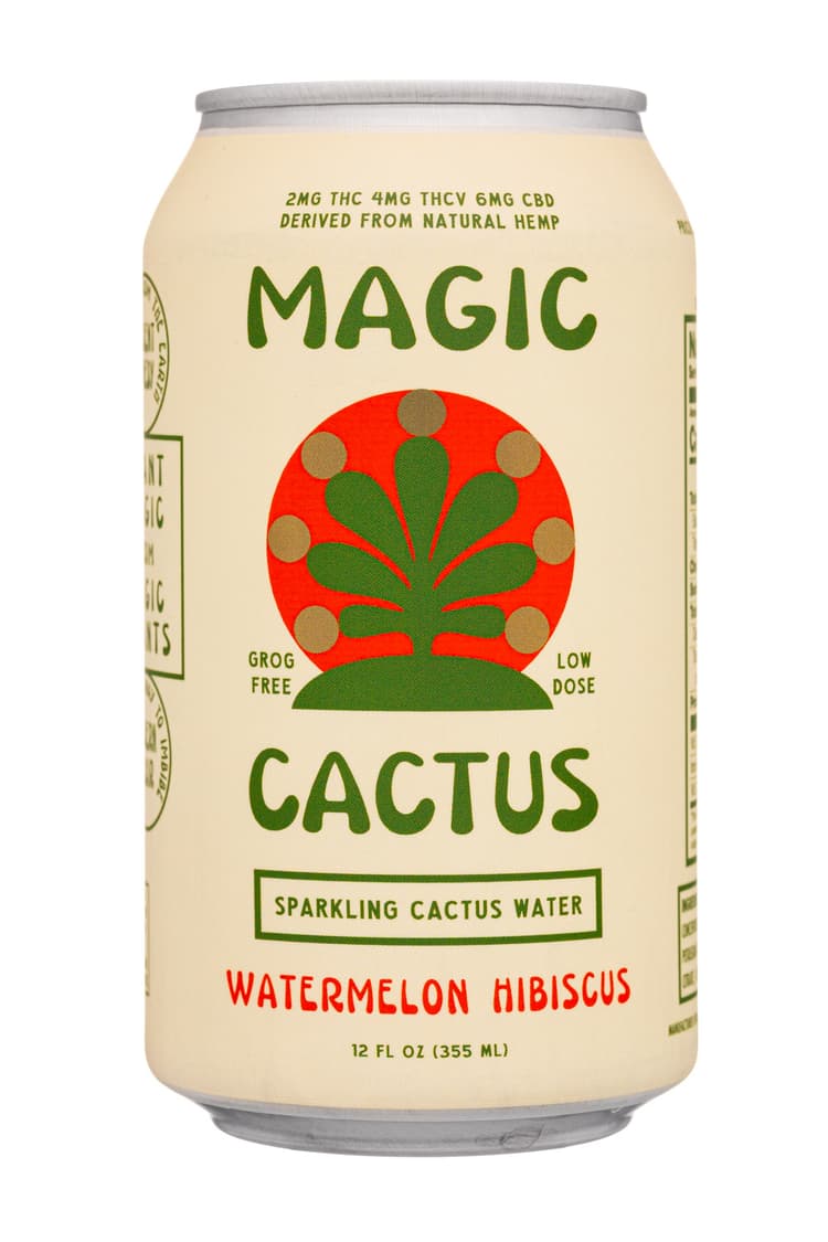 Magic Cactus Sparkling Cactus Water Watermelon Hibiscus