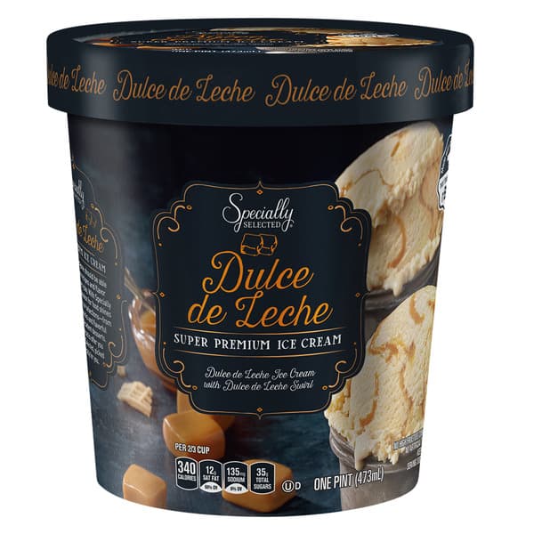 Specially Selected Dulce De Leche Super Premium Ice Cream