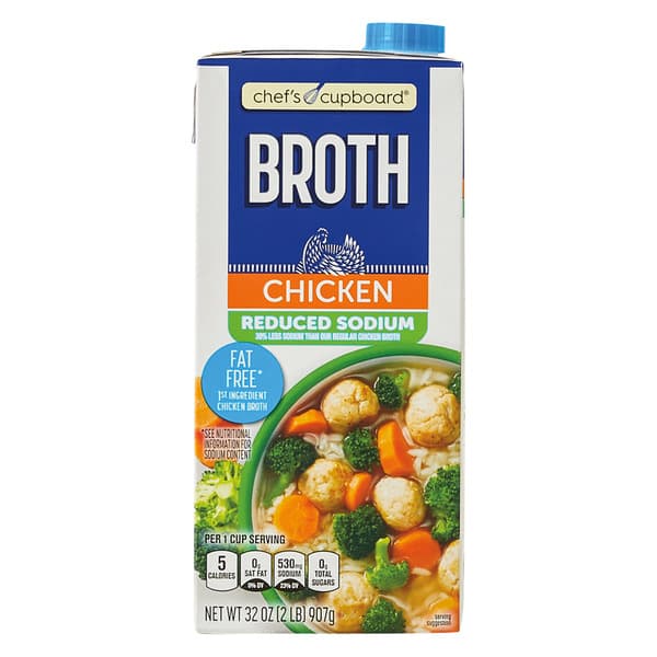 Chef'S Cupboard Chicken Broth Reduced Sodium