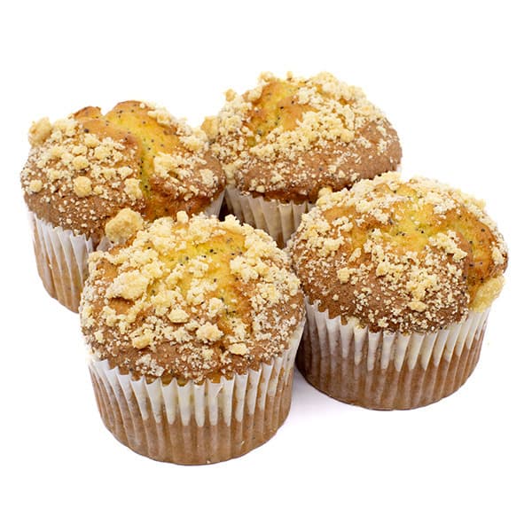 Bakery Fresh Lemon Poppy Seed Muffins
