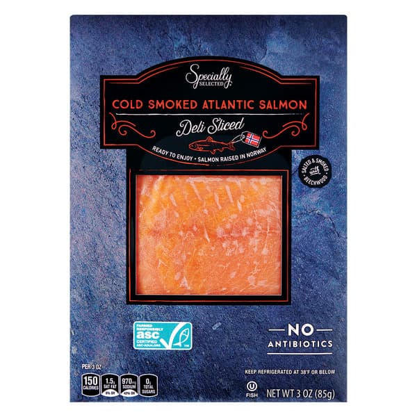 Specially Selected Cold Smoked Atlantic Salmon Deli Sliced