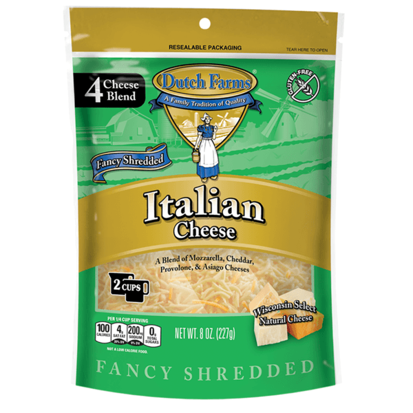 Dutch Farms Fancy Shredded Cheese, Italian Blend
