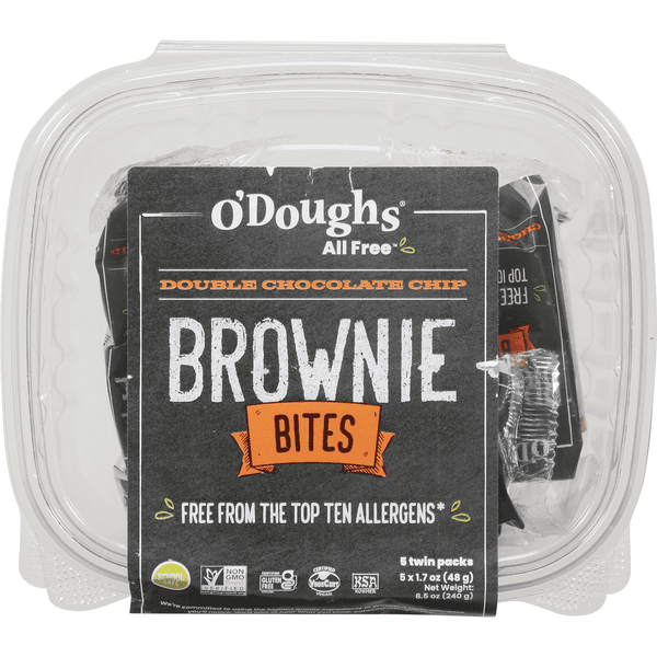 O'Doughs Brownie Bites, Double Chocolate Chip