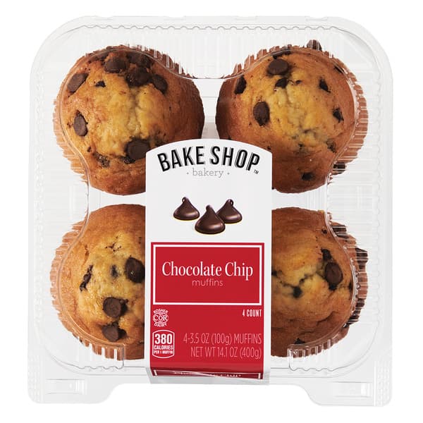 Bake Shop Bakery Chocolate Chip Muffins