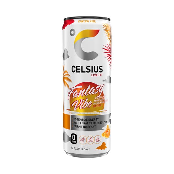 Celsius Live Fit Fantasy Vibe Sparkling Mandarin Marshmallow Edition