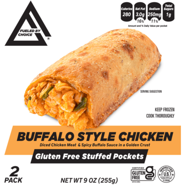 Fueled By Choice Buffalo Style Chicken Stuffed Sandwiches
