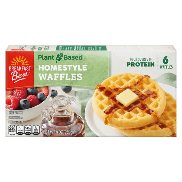 Breakfast Best Plant Based Homestyle Waffles