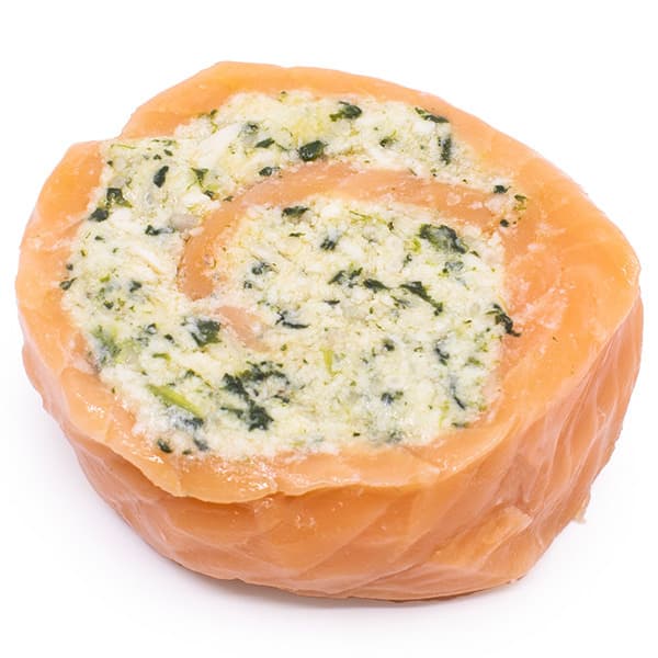 Salmon Pinwheel With Crab