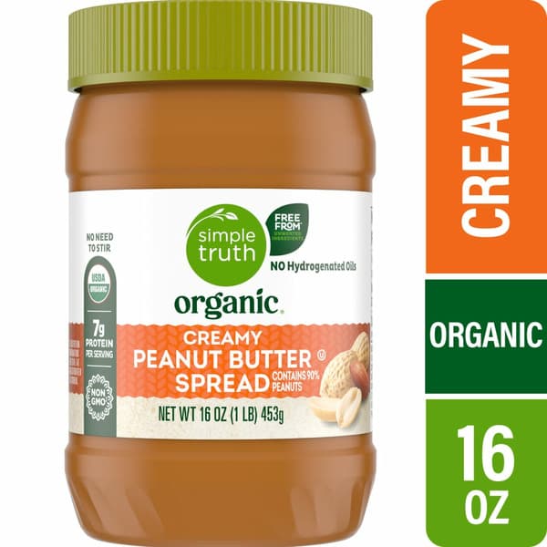 Is it Pescatarian? Simple Truth Organic No Stir Creamy Peanut Butter Spread