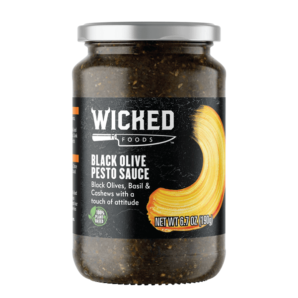 Wicked Kitchen Black Olive Pesto Sauce