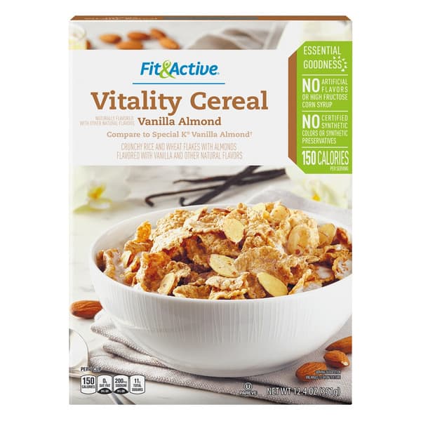 Is it High Fructose Corn Syrup Free? Fit&active Vitality Cereal Vanilla Almond