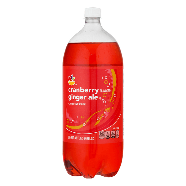 Stop & Shop Cranberry Ginger Ale Soda Caffeine Free
