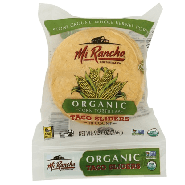 Mi Rancho Organic Tortilla Corn Taco Sliders Bag