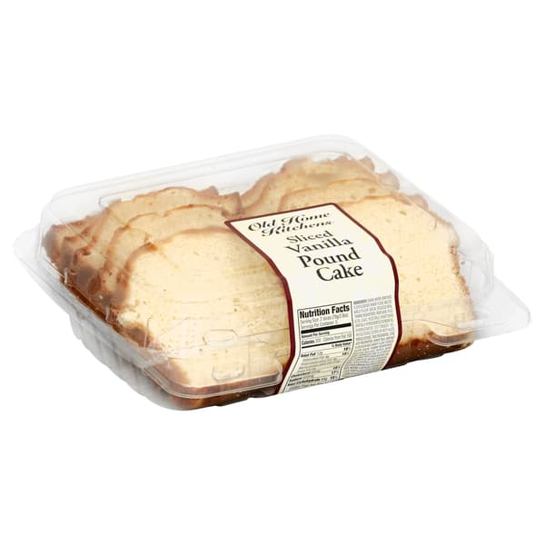 Old Home Kitchens Pound Cake, Sliced, Vanilla
