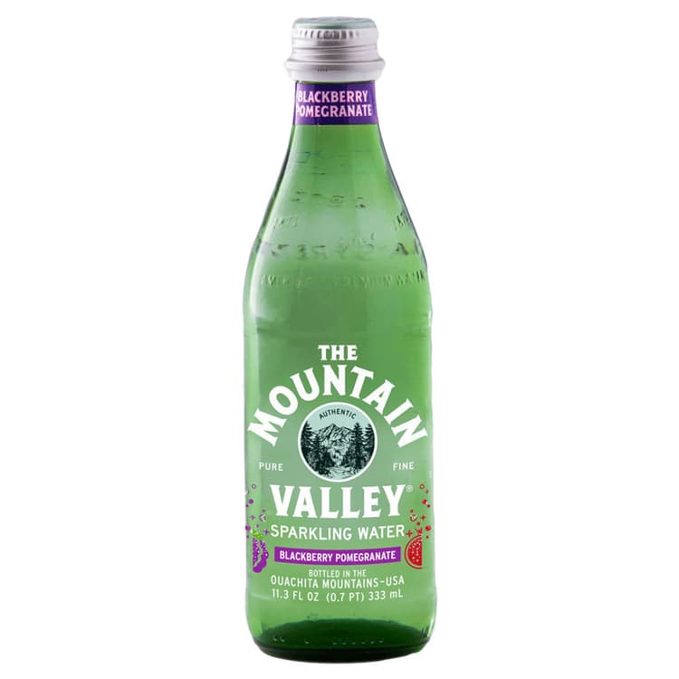 The Mountain Valley Blackberry Pomegranate Sparkling Water