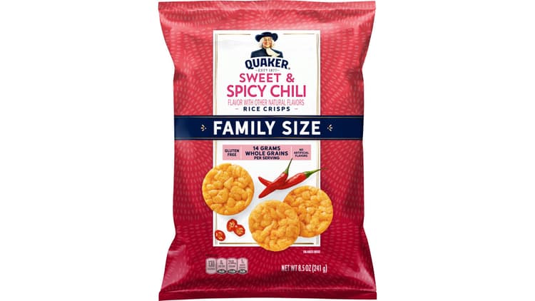 Quaker Sweet & Spicy Chili Rice Crisps Family Size
