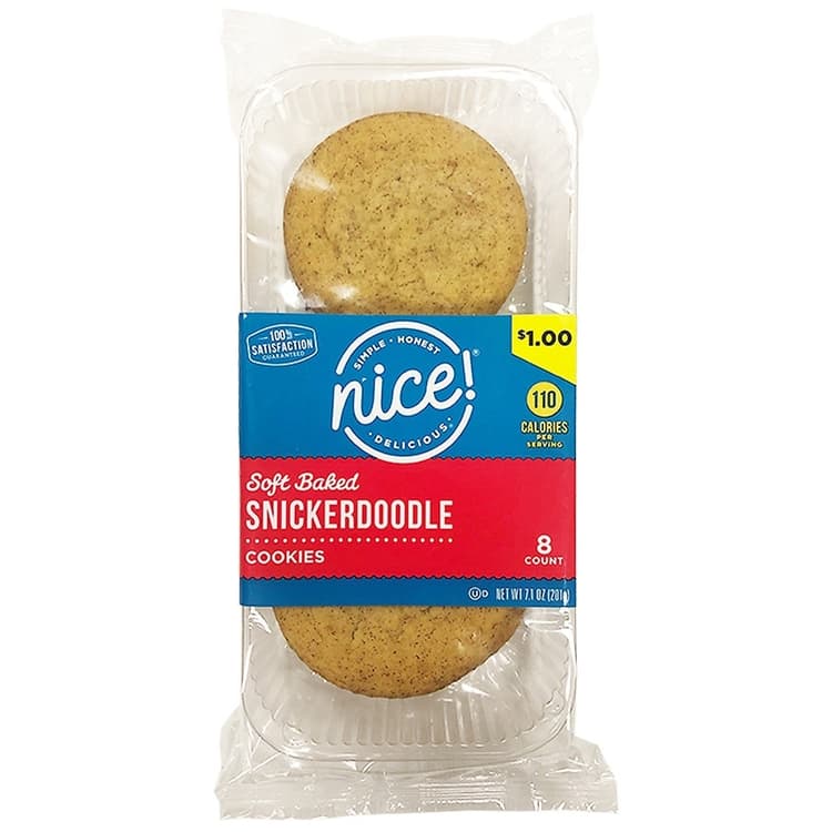 Nice! Soft Baked Snickerdoodle Cookies