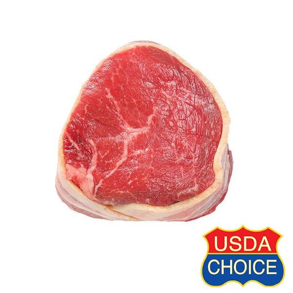 Usda Choice Bacon Wrapped Sirloin Filet