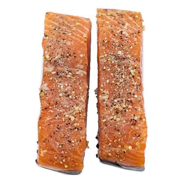 Lemon Pepper Seasoned Fresh Salmon