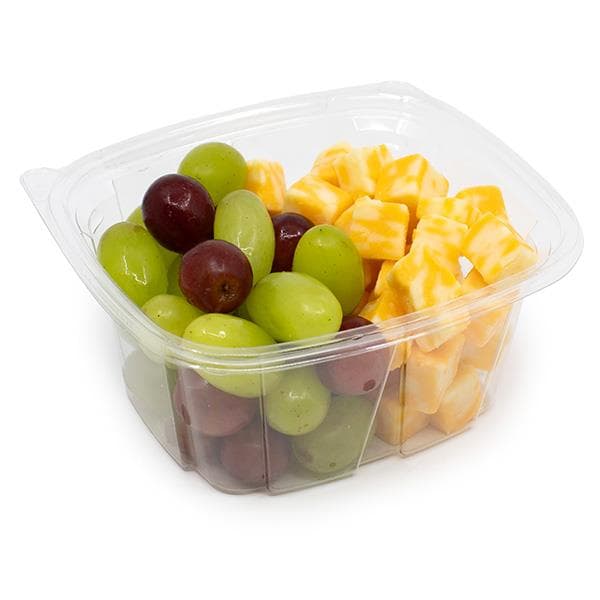 Seedless Grapes And Cheese Cubes