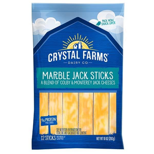 Crystal Farms String Cheese Marble