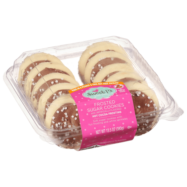 Sweet P'S Bake Shop Sugar Cookies, Frosted, Hot Cocoa