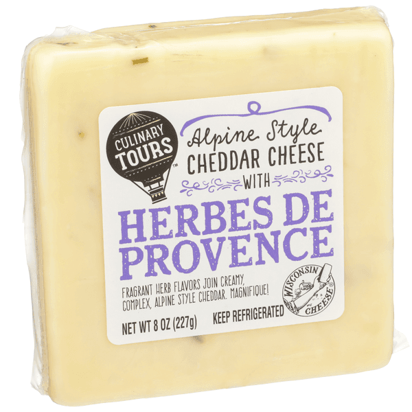 Culinary Tours Alpine Style Cheddar Cheese Herbes De Provence