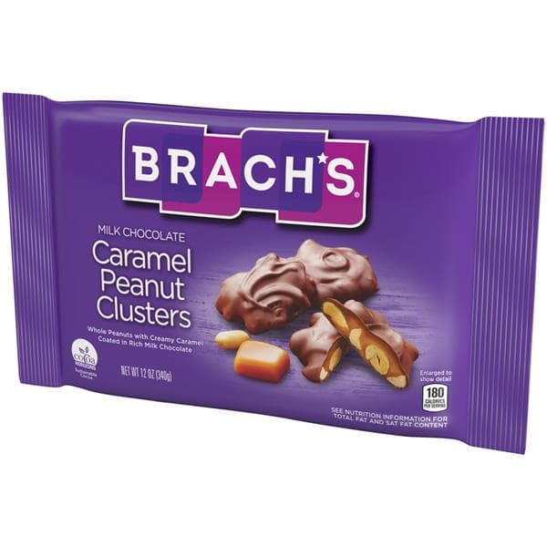 Brach'S Milk Chocolate Caramel Peanut Clusters