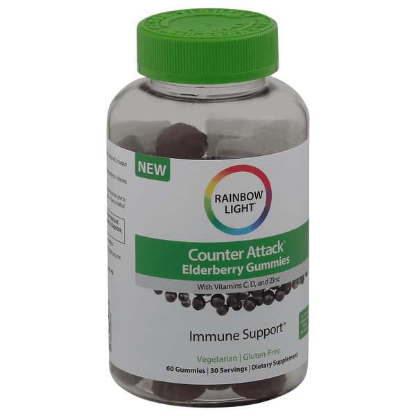 Rainbow Light Counter Attack Elderberry Gummies