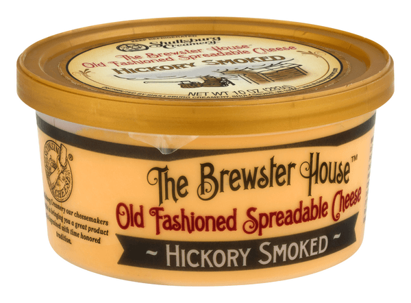The Brewster House Old Fashioned Spreadable Cheese Hickory Smoked