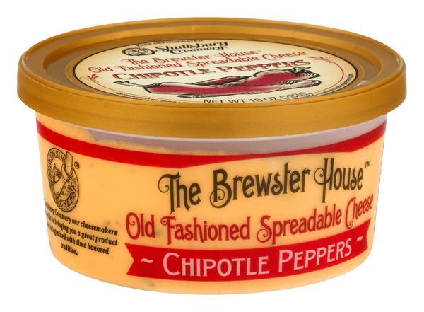 The Brewster House Old Fashioned Spreadable Cheese Chipotle Peppers
