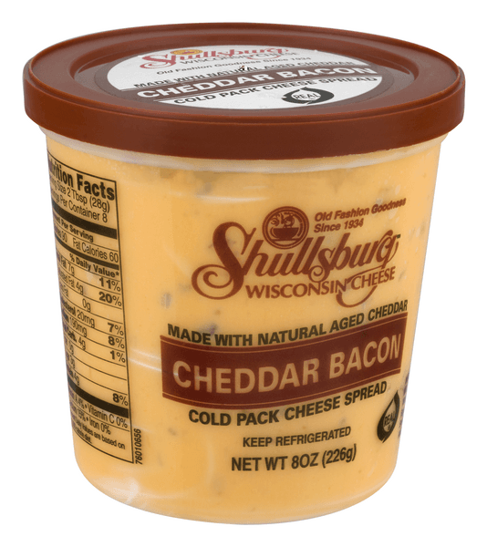 Shullsburg Cheddar Bacon Cold Pack Cheese Spread