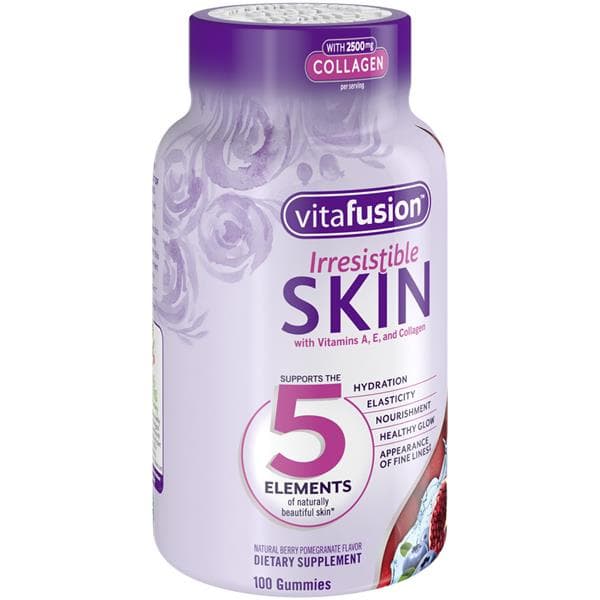 Vitafusion Irresistible Skin, Berry Pomegranate Flavor Gummies