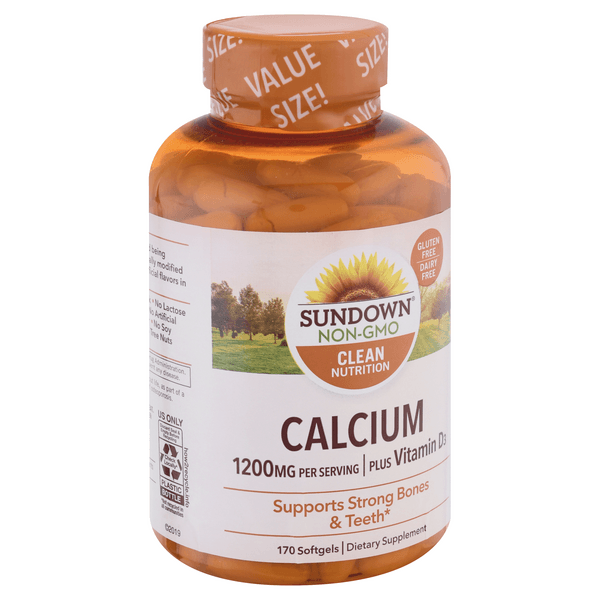 Sundown Naturals Calcium Softgels