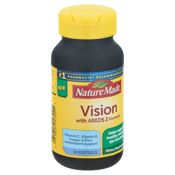 Nature Made Vision With Areds 2 Formula Softgels