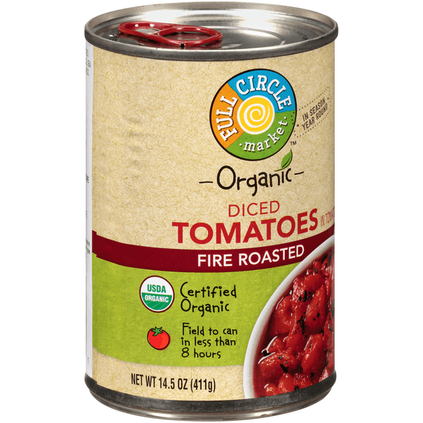 Full Circle Organic Fire Roasted Diced Tomatoes