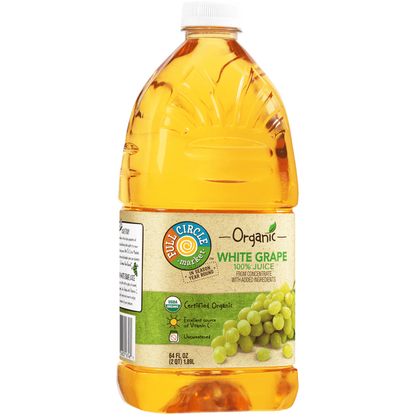 Full Circle Organic 100% White Grape Juice