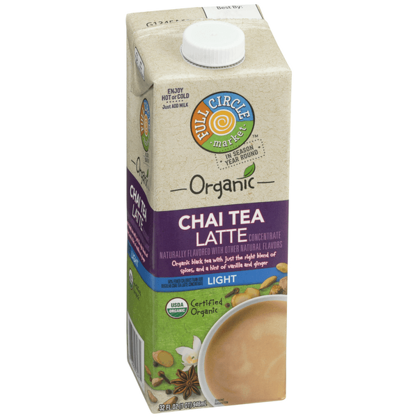 Full Circle Organic Chai Tea Latte Light Concentrate