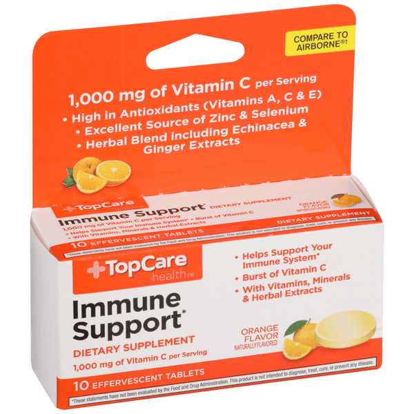 Topcare Effervescent Health Formula Orange Flavor