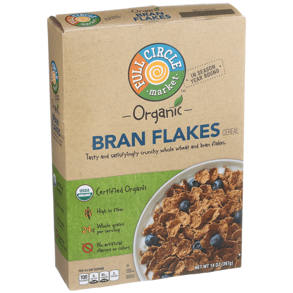 Full Circle Organic Bran Flakes Cereal