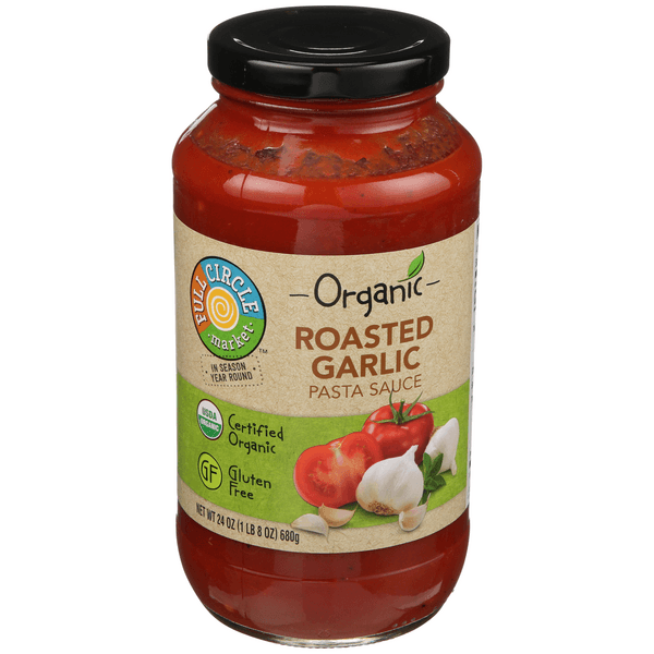 Full Circle Organic Roasted Garlic Pasta Sauce