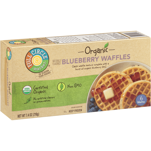 Full Circle Blueberry Waffles