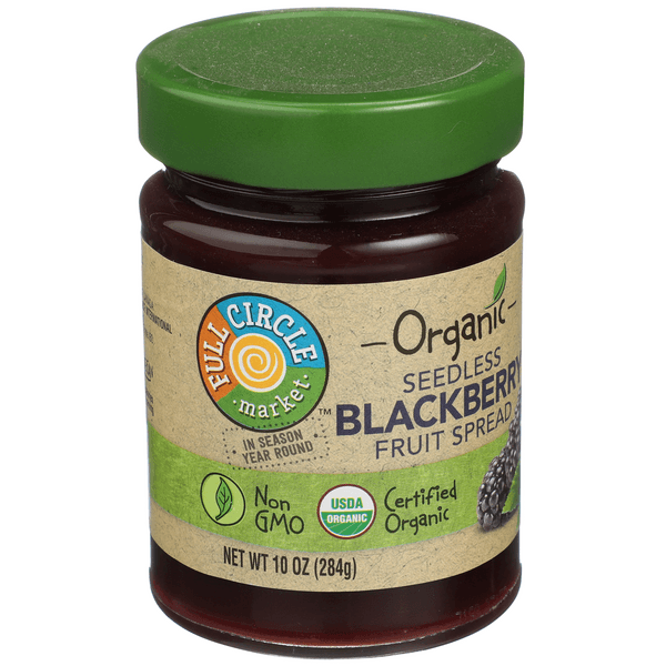 Full Circle Seedless Blackberry Fruit Spread