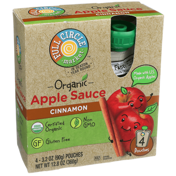 Full Circle Organic Cinnamon Applesauce 4