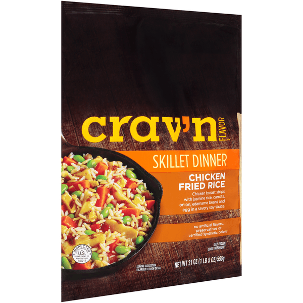 Crav'N Flavor Skillet Dinner, Chicken Fried Rice