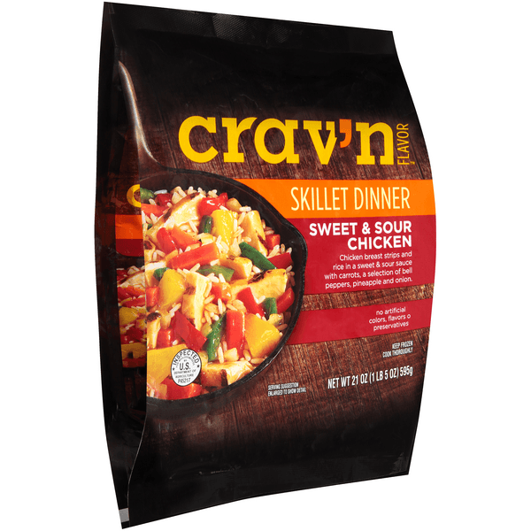 Crav'N Flavor Sweet & Sour Chicken Skillet Dinner