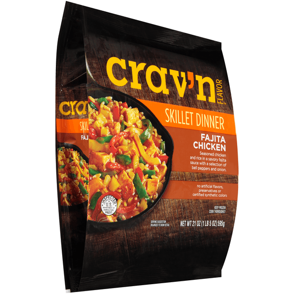 Crav'N Flavor Fajita Chicken Skillet Dinner