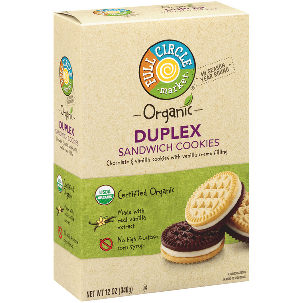 Full Circle Organic Duplex Sandwich Cookies