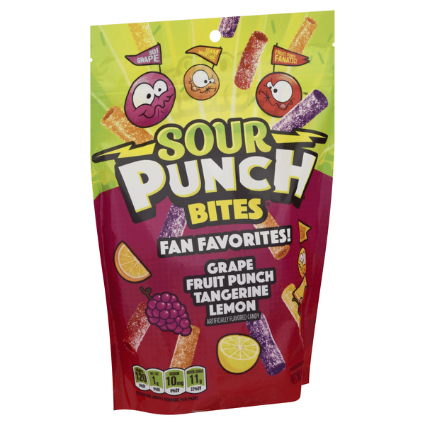 Sour Punch Bites Candy, Fan Favorites, Bites