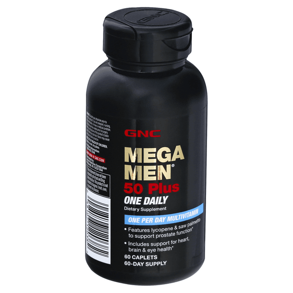 Gnc Mens Mega Men 50+ One Daily Multivitamin
